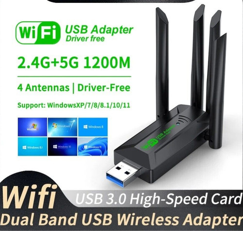 Antena wifi 1200mbps banda - antena, 1200mbps,